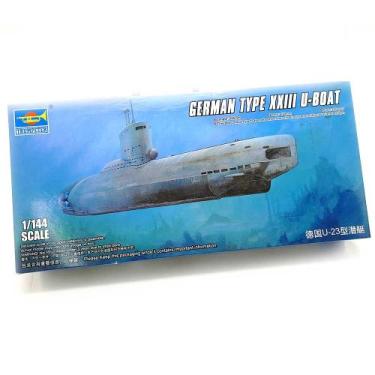 Imagem de Kit Montar Submarino German Type XXIII U-Boat 1:144 - Trumpeter