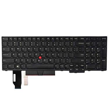 Imagem de AUTENS Teclado de substituição compatível com laptop Lenovo ThinkPad E580 E585 L580 P52 P72 (não serve para P52s), No Backlight …