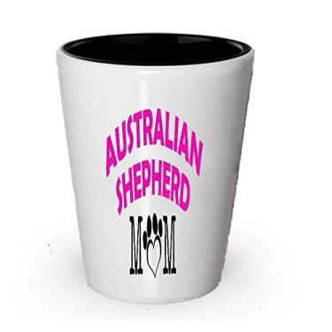 Imagem de Copo de shot para pai e mãe do pastor australiano – Presentes para casal de pastor australiano (1, mamãe)