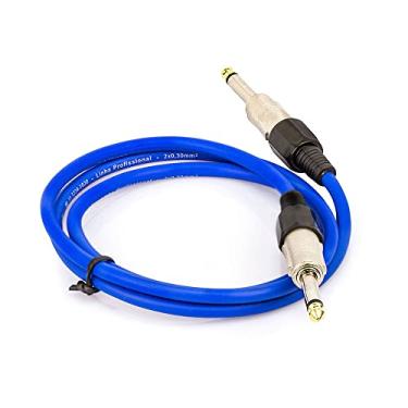 Imagem de Cabo P10 para P10 Mono Profissional - Azul 4 Metros