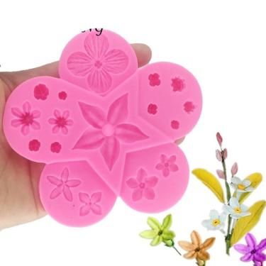 Imagem de Molde De Silicone Flores