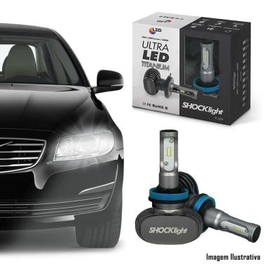 Imagem de Kit Ultra Led H8 6000k 50W Shock Light