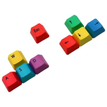 Imagem de Upgraded PBT Pudding Keycap ESC, Keys, W, a, S, D Gaming Keyboard Note: Includes Only Keycap, The Keyboard Is Not Included.