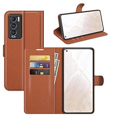 Imagem de YUNCHAO Caixa de telefone @#@Para OPPO Realme GT Master Explorer Litchi Texture Horizontal Flip Caixa Protetora Com Holder & Cart Slots & Carteira@#@ capa para celular