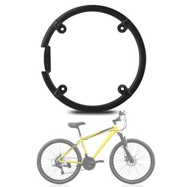 Imagem de Yosoo Health Gear Mountain Bike Protetor de Corrente, Roda de Corrente de Plástico Preto, Capa Protetora de Roda de Corrente para Mountain Bike