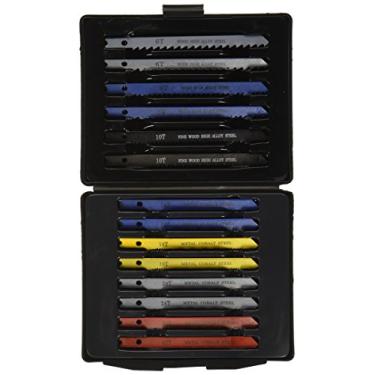 Imagem de Conjunto de lâminas de serra Pit Bull TAIB0706-014 para cortar madeira, PVC, plástico, 14 peças