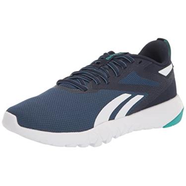 Imagem de Reebok Flexagon Force 4.0 Cross Trainer Tênis feminino, Vector azul marinho/azul batique/azul-petróleo clássico, 8.5