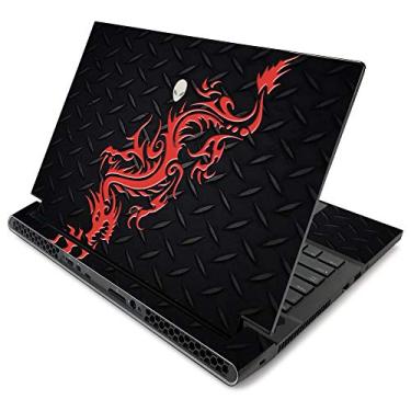 Imagem de MIGHTY SKINS MightySkins Skin for Alienware m17 R2 (2019) – Dragão Vermelho | Capa protetora, durável e exclusiva de decalque de vinil | Fácil de aplicar, remover e mudar estilos | Feito nos EUA