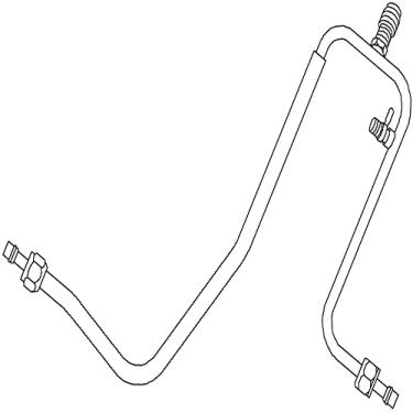 Imagem de GM Parts 15-33173 Mangueira de líquido refrigerante para ar condicionado
