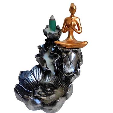 Imagem de Incensário Cascata Yoga Flor + 3 incensos