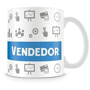 Imagem de Caneca Personalizada Profissão Vendedor