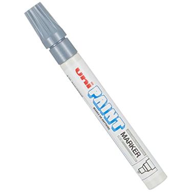 Imagem de Marcador Permanente Multiuso Uni Paint Base Solvente Px20 Cinza