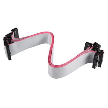 Imagem de uxcell — Cabo de extensão de soquete IDC, 5 peças, 2,54 mm, 26P 30cm 2.54mm