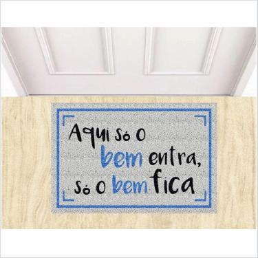 Imagem de Tapete Aqui Só O Bem Entra, Medida Porta.