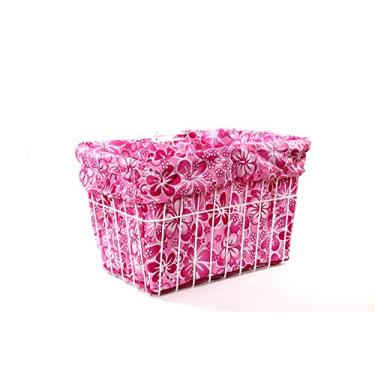 Imagem de Cruiser Candy Forro de cesta de bicicleta havaiana rosa