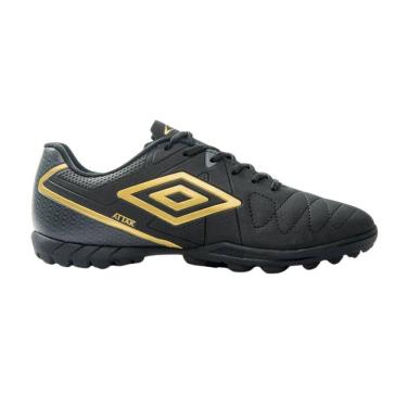 Imagem de Chuteira Umbro Attak Eternal Society Masculina Preto Dourado Grafite