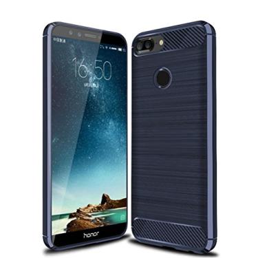 Imagem de Capa para Huawei Honor 9 Lite, capa de material de fibra de carbono, macia, antiderrapante, antiimpressões digitais, capa totalmente protetora para Huawei Honor 9 Lite