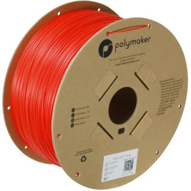 Imagem de Polymaker Filamento PLA, filamento PLA de impressão 3D vermelho 1,75 mm 3kg - Filamento PLA para impressora 3D PolyLite, precisão dimensional +/- 0,03 mm, compatível com a maioria das impressoras 3D