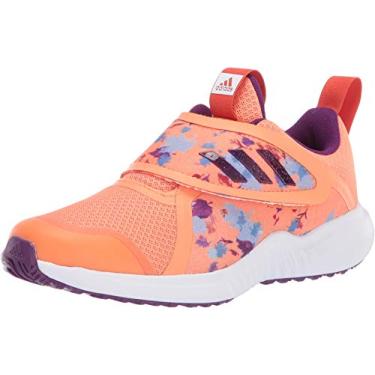 Imagem de adidas Tênis de corrida infantil unissex Fortarun X Frozen Cloadfoam I, Tom âmbar, roxo glório, âmbar glorioso, 12 Big Kid