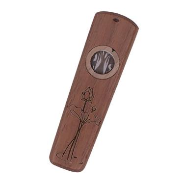 Imagem de Wooden Kazoo, Wood Kazoo Flute Wooden Play Guitar Ukulele Accompaniment Harmonica Diaphragm Wind Instrument(#2)