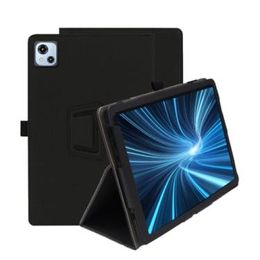 Imagem de Qiawum Capa para tablet OSCAL Pad 13 Tablet PC 10,1 polegadas, capa protetora dobrável de couro PU premium com suporte para tablet oscal Pad 13, PC de 10,1 polegadas