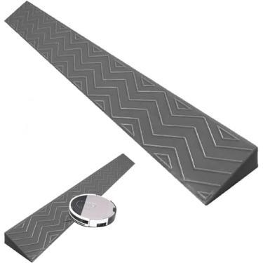 Imagem de Rampa interna do meio-fio do robô de varredura para cadeira de rodas-ideal para bicicleta, limpeza, garagem e uso em armazém, Grå, altura 4cm