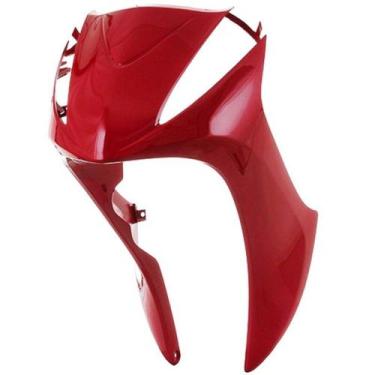 Imagem de Bico Frontal Cromo Forte Biz 125 Ks Es Ex 2011 a 17, VERMELHO PIMENTA 