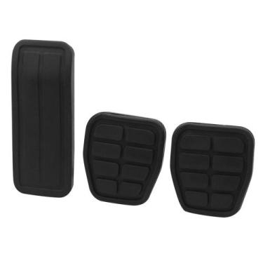 Imagem de Kit Capa Pedal Freio Embreagem e Acelerador VW Gol Voyage Parati Savei