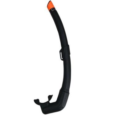 Imagem de Respirador Divecom Pro flexível para Mergulho Apnéia Pesca E Caça Sub
