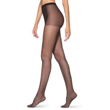 Imagem de Meia-calça Loba Lupo Clássica Fina 5760-01 Fio 15, M, Cacao