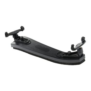 Imagem de Baosity Suporte de ombro ajustável em viola serve para pés de 38 cm, 40 cm, 42 cm, com pés dobráveis e de altura para fácil armazenamento, excelente aderência de suporte, preto