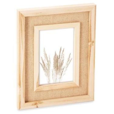 Imagem de Porta-Retrato Em Mdf Com Rattan - 10X15 - Mart