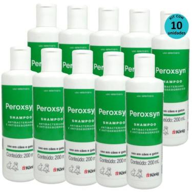 Imagem de Kit Shampoo Peroxsyn König 200ml com 10 unidades - Konig