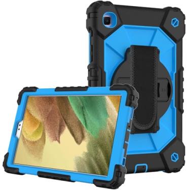 Imagem de Meifei Capa para Samsung Galaxy Tab a7 Lite, protetor para tablet Galaxy a7 lite Kickstand capa resistente para Galaxy tab a7 lite capa para tablet Galaxy tab a7 lite preto/azul