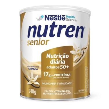 Imagem de Complemento alimentar nutren senior po baunilha 740g - NESTLE, 740g, B