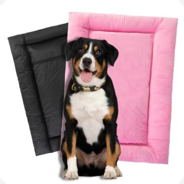 Imagem de Cama Colchonete Pet Cachorro E Gato Impermeável 90x60 (Rosa)