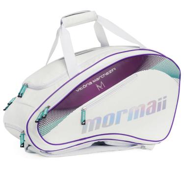 Imagem de Raqueteira Mormaii Pro Vitória Marchezini Branca e Roxa