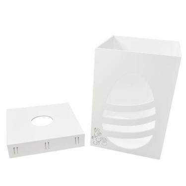 Imagem de Kit 10 Caixa para Ovo de Pascoa Tampa Passa Fita 21x16x16 Pintado Mdf 