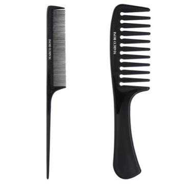 Imagem de Kit pente fino separador + pente dentes largos uso diario marco boni 2