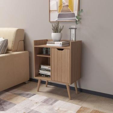 Imagem de Aparador Balcão Mesa para Café/Bar Multifuncional Amêndoa AP2310 Tecno