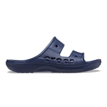 Imagem de Crocs Sandália Baya Slide unissex para adultos, Azul marino, 42