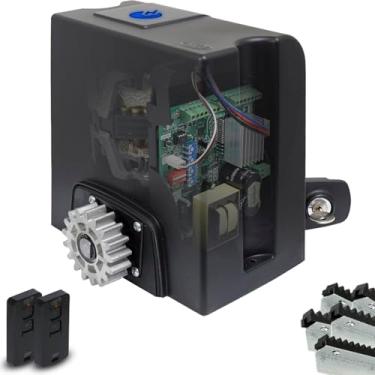 Imagem de Kit Motor Rossi Dz Atto Nitro 5m Crem 2 Control Portão 400kg - Bivolt