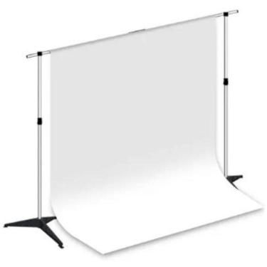 Imagem de Suporte Fundo Infinito 2X2 Tecido Branco 2X3 Estúdio Foto