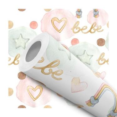 Imagem de Papel De Parede Adesivo Lavável Infantil Skate Capacete Fundo Cinza   