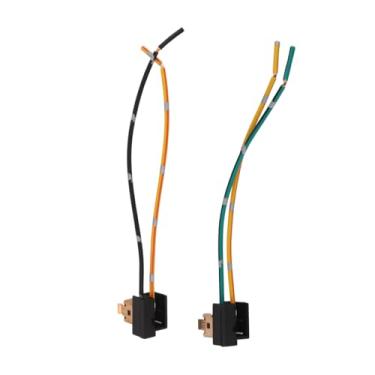 Imagem de 2PCS Faroleiro do Farol, Adaptador de Lâmpada do Carro H1 para LED/SMD, Plugue e Jogo Pré-conectado, Instalação Fácil, Material de, Arnês de Estoque de