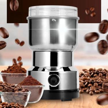 Imagem de Moedor de Café Elétrico Portátil com Aço Inoxidável Perfeito para Grão