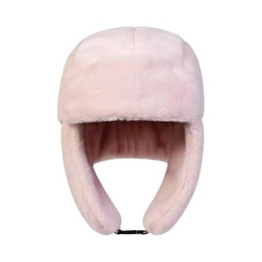 Imagem de Chapéu de Esqui Unissex com Aba e Proteção para Orelhas - Quente para 