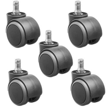 Imagem de Jogo Rodinhas P/ Cadeira Rodízio Certificado Abnt Anti-risco - SQUADRO