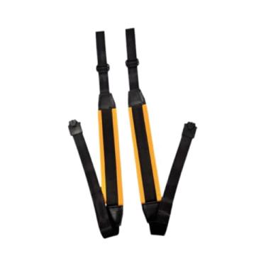 Imagem de Generic 2 peças de alças para pulverizador de mochila, substituição direta, ajustável, durável, portátil, acessórios para pulverizador de jardinagem agrícola, Amarelo