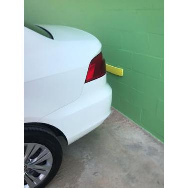 Imagem de Protetores Para choque Parede Garagem Estacionamento par amarelo